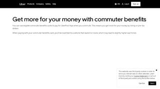 
                            7. Commuter Benefits for uberPOOL