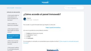 
                            1. ¿Cómo accedo al panel Inmoweb? – Ayuda Inmoweb®