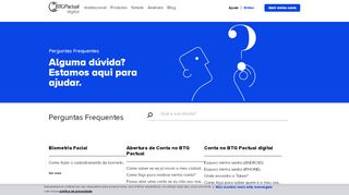 
                            4. Como acessar a minha conta? – BTG Pactual Digital