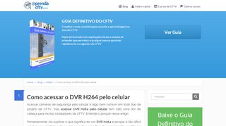 
                            3. Como acessar DVR H264 pelo celular - Aprenda CTFV.com