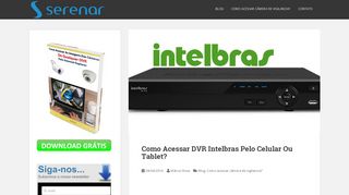 
                            11. Como Acessar DVR Intelbras Pelo Celular Ou Tablet? - Serenar ...