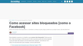 
                            1. Como acessar o Facebook (e sites bloqueados) na escola ou trabalho ...