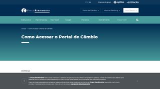 
                            13. Como Acessar o Portal de Câmbio - Banco Rendimento