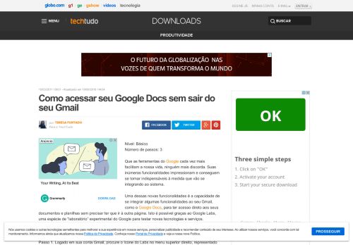 
                            9. Como acessar seu Google Docs sem sair do seu Gmail | Dicas e ...