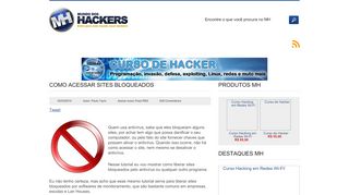 
                            13. Como acessar sites bloqueados | Mundo dos Hackers