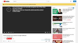 
                            12. Como acessar sua conta do Google AdWords - YouTube