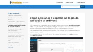 
                            10. Como adicionar o captcha no login da aplicação WordPress ...