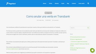 
                            10. Como anular una venta en Transbank – Pago Fácil