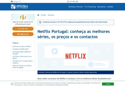 
                            8. Como assinar Netflix: preços, pacotes e contactos de adesão