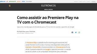 
                            10. Como assistir ao Premiere Play na TV com o Chromecast | Media ...