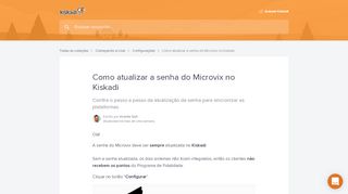 
                            9. Como atualizar a senha do Microvix no Kiskadi | Oi! Como podemos ...