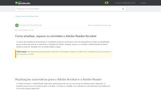 
                            12. Como atualizar, reparar ou reinstalar o Adobe Reader/Acrobat - Intuit