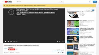 
                            10. Como cadastrar-se em cursos gratuitos do Learncafe - YouTube