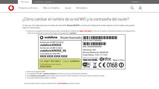 
                            4. ¿Cómo cambiar el nombre de la red WiFi y la contraseña ... - Vodafone