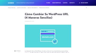 
                            13. Cómo Cambiar WordPress URL (4 Maneras Sencillas) - Kinsta