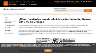 
                            4. ¿Cómo cambio la clave de administración del router Huawei B310 4G ...