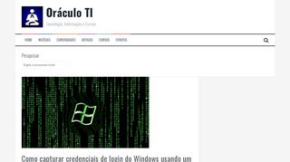 
                            11. Como capturar credenciais de login do Windows usando um mini ...