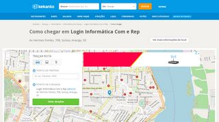 
                            8. Como Chegar - Login Informática Com e Rep - Av. Hermes Fontes ...