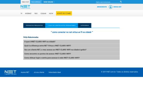 
                            6. como conectar no net virtua wi fi na cidade - Ajuda Site Oficial da NET