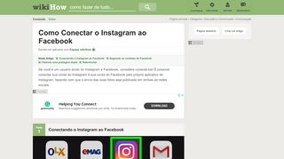 
                            6. Como Conectar o Instagram ao Facebook: 20 Passos - wikiHow