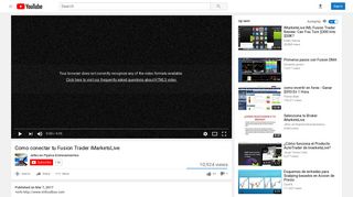 
                            2. Como conectar tu Fusion Trader iMarketsLive - YouTube