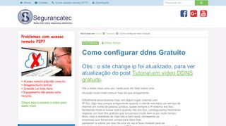 
                            12. Como configurar ddns Gratuito - segurancatec.com.br
