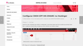 
                            8. Como configurar DKIM, SPF, MX e DMARC no Hostinger - leadlovers