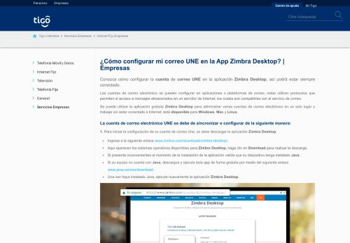 
                            4. ¿Cómo configurar mi correo UNE en la App Zimbra Desktop ...