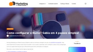 
                            11. Como configurar o Bume e ganhar muitos seguidores no Instagram