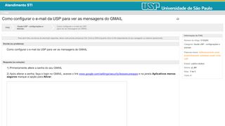 
                            10. Como configurar o e-mail da USP para ver as mensagens do GMAIL ...