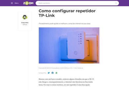 
                            8. Como configurar repetidor TP-Link - Zoom