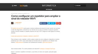 
                            6. Como configurar um repetidor para ampliar o sinal do roteador Wi-Fi ...