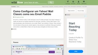 
                            10. Como Configurar um Yahoo! Mail Classic como seu Email Padrão