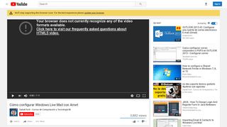 
                            11. Cómo configurar Windows Live Mail con Arnet - YouTube