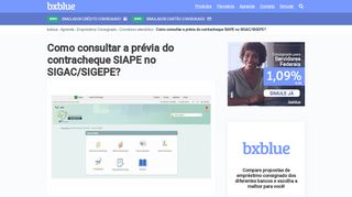 
                            6. Como consultar a prévia do contracheque no SIGEPE? - bxblue