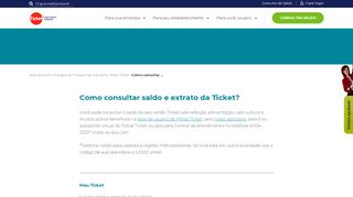 
                            12. Como consultar saldo e extrato da Ticket? - Benefícios para usuários ...