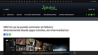 
                            10. Cómo contratar HBO Go en México - Xataka México