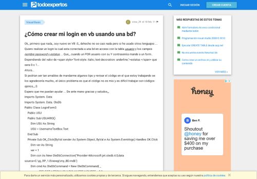 
                            13. ¿Cómo crear mi login en vb usando una bd? - Visual Basic ...