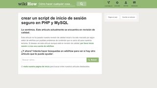 
                            9. Cómo crear un script de inicio de sesión seguro en PHP y MySQL