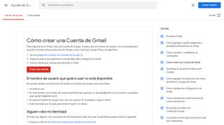 
                            7. Cómo crear una cuenta de Gmail - Ayuda de Gmail - Google Support