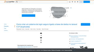 
                            4. Como criar um sistema de login seguro ligado a base de dados no ...