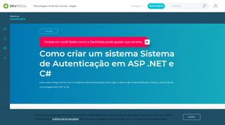 
                            7. Como criar um sistema Sistema de Autenticação em ASP .NET e C#