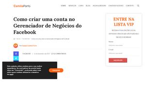 
                            10. Como criar uma conta no Gerenciador de Negócios do Facebook