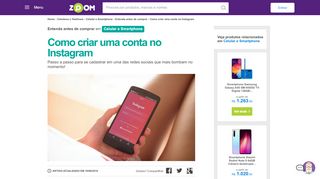 
                            5. Como criar uma conta no Instagram - Zoom