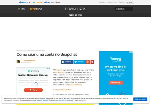 
                            8. Como criar uma conta no Snapchat | Dicas e Tutoriais | TechTudo