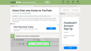 
                            6. Como Criar uma Conta no YouTube: 27 Passos (com Imagens)