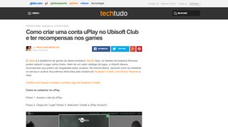 
                            10. Como criar uma conta uPlay no Ubisoft Club e ter recompensas nos ...