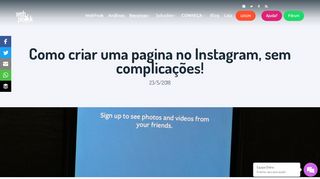 
                            11. Como criar uma pagina no Instagram, sem complicações! - WebPeak