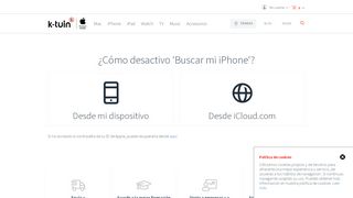 
                            8. Cómo desactivar 'Buscar mi iPhone' - K-tuin.com