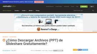 
                            5. ¿Cómo Descargar Archivos (PPT) de Slideshare Gratuitamente?